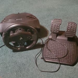 Thrust master t80 steering wheel with pedal for po